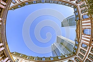 Fisheye image of the Palais Thurn und Taxis in Frankfurt am Main