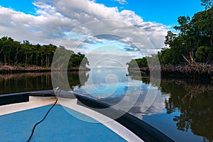 FishiBoat ride Caroni Swamp Trinidad and Tobago river mouth