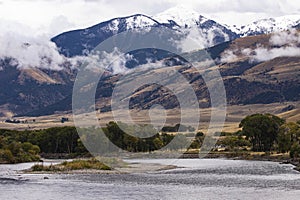 Fishing access to Yellowstone River near Gardiner, Montana