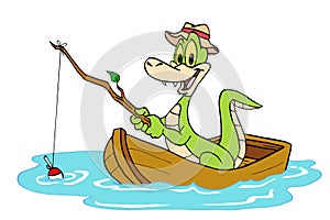 Fishing Alligator