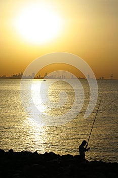 Fishing on arabian gulf