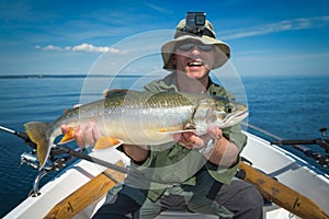 Fishing arctic char