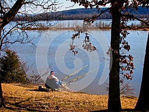 Fishing on Arkansas River