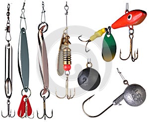 Fishing baits.