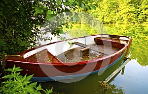 Fishing bark boat