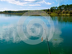 Fishing on a beautiful calm day