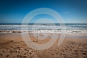 Fishing in a Beautiful and sunny Floridian Beach