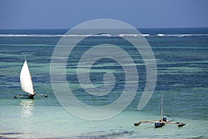 Fishing in the blue lagoon