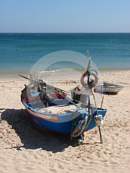 A fishing boat in Algarve