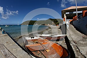 Fishing boat in Anses d`Arlet - Martinique