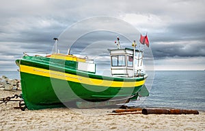 Fishing boat on the Baltic Sea