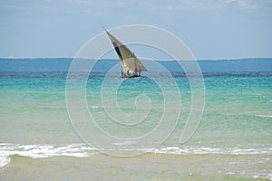 Fishing boat on the Bazaruto Islands