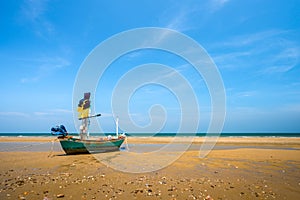 Fishing boat on the beach