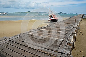 Fishing boat on the beach