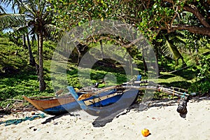 Fishing boat on the beach