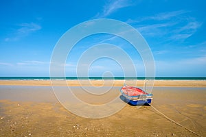 Fishing boat on the beach