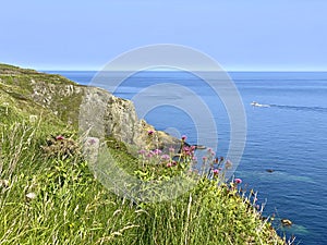 Fishing boat of the coast of the Isle of Man