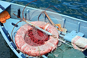 Fishing boat detail