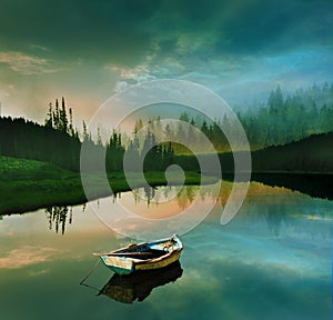 Fishing boat docked