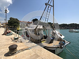 Fishing boat in FaÃÂ¾ana photo