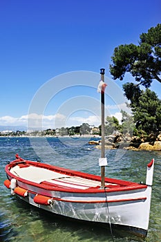 Fishing boat in the French Riviera, France