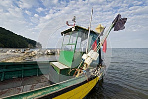 Fishing boat in Gdynia Orlowo