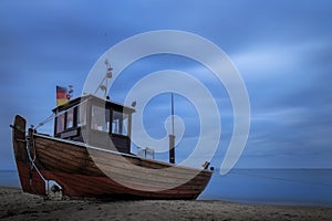 Fishing Boat at the great Insel Usedom photo