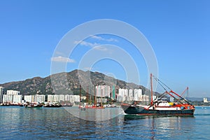 Fishing boat in Hong Kong