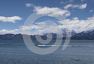 Fishing boat in the Kachemak Bay