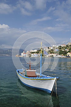 Fishing boat Kastelorizo photo