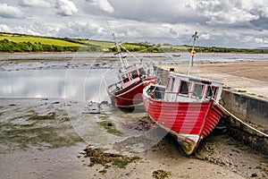 Fishing Boat at low tide