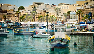 Fishing boat in Marsaxlokk