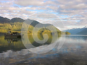 A fishing boat near Bella Coola, British Columbia