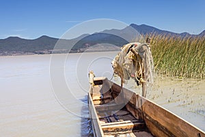 Fishing boat and net