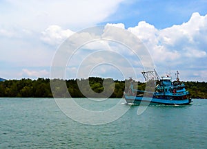 Pakbara pier in Satun