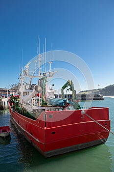 Fishing boat in port of Lekeitio