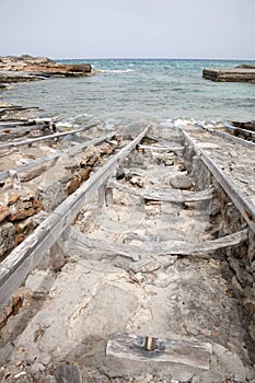 Fishing Boat Ramps, Es Calo, Formentera