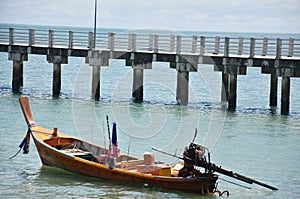 Fishing Boat at Rawai Beach of Phuket Thailand