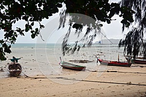 Fishing Boat at Rawai Beach of Phuket Thailand