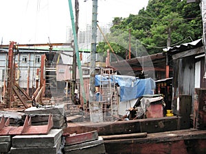 Fishing boat repair workshops, Aberdeen, Hong Kong