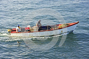 Fishing boat in Samana bay