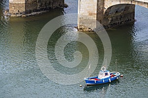 Fishing boat in San Vicente de la Barquera, Spain