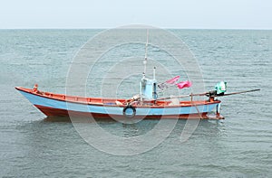 Fishing boat on the sea