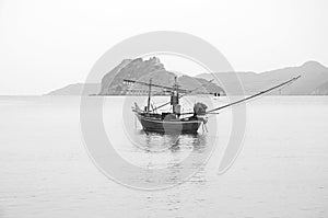 Fishing Boat at the Sea Coast, Thailand