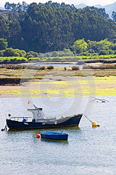 Fishing boat on the Tina Mino, Spain photo