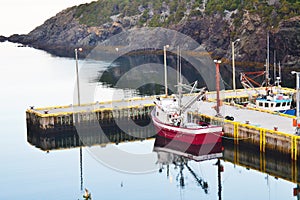 Fishing boat at the wharf