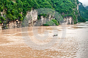 Fishing boat on the Yangtze River