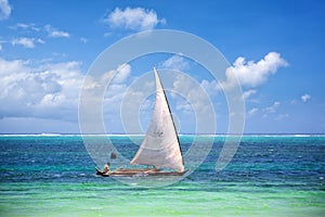 Fishing boat in Zanzibar