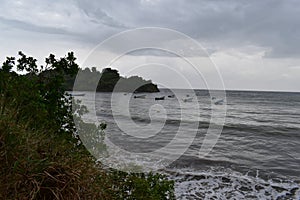 Fishing Boats in the Balandra Bay, Trinidad photo