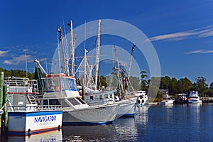 Fishing boats at Calabash, North Carolina